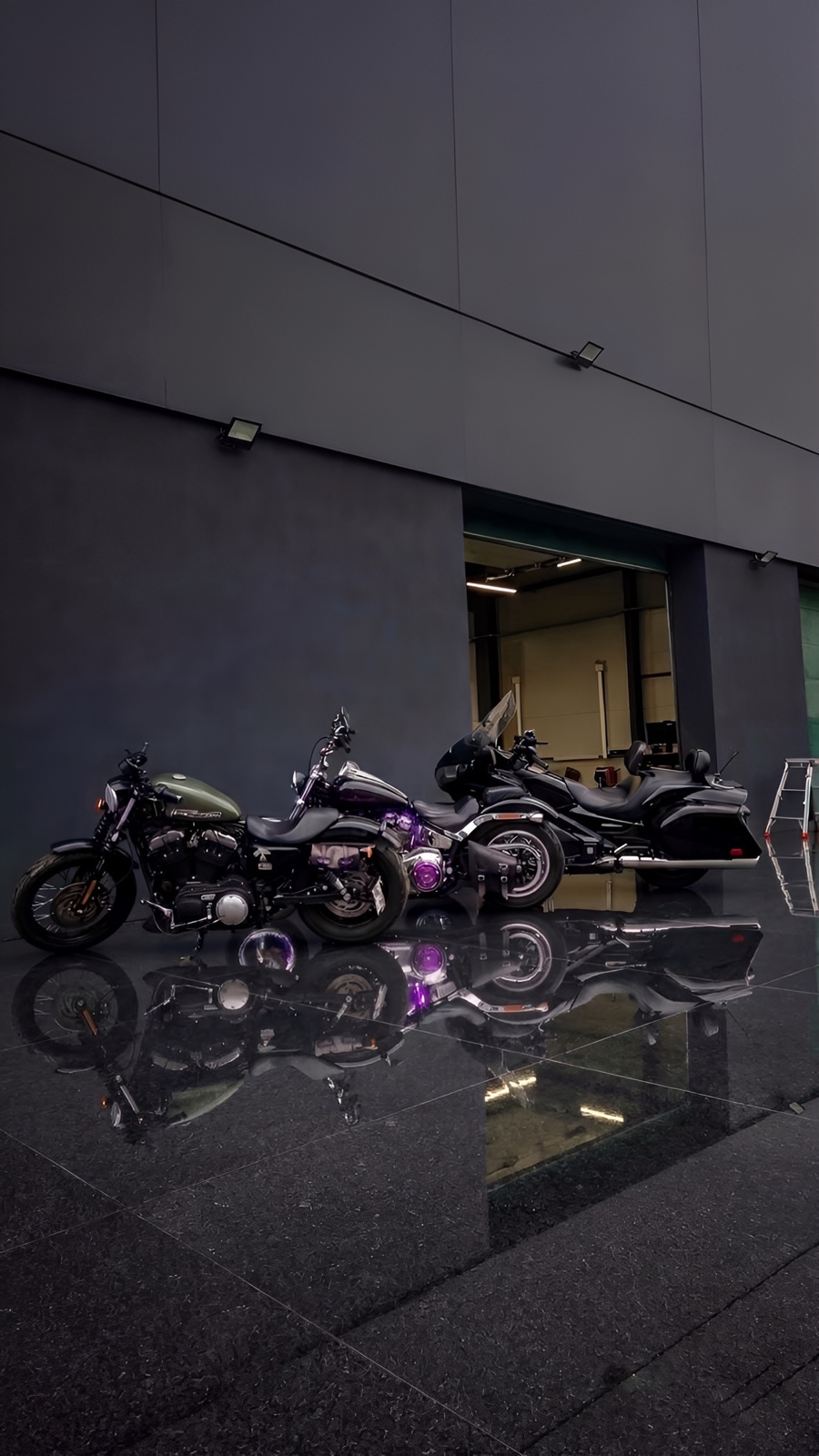 Коллекция байков в сервисе